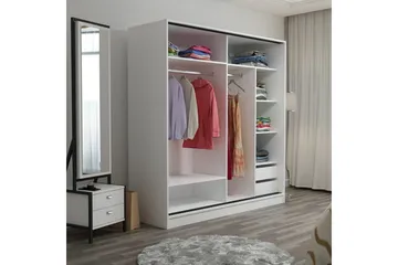 Fruitland Garderob 220 cm - Brun - Products - Förvaring - Garderober & garderobssystem - Garderobsskåp