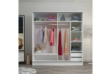 Fruitland Garderob 220 cm - Brun - Products - Förvaring - Garderober & garderobssystem - Garderobsskåp