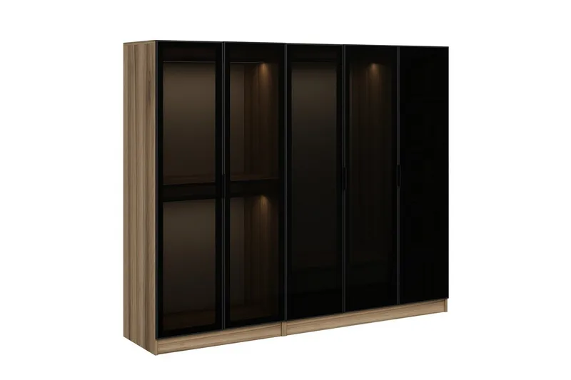 Fruitland Garderob 225 cm - Brun - Products - Förvaring - Garderober & garderobssystem - Garderobsskåp
