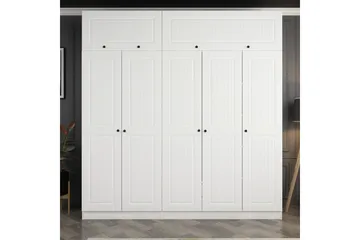 Fruitland Garderob 225 cm - Vit - Products - Förvaring - Garderober & garderobssystem - Garderobsskåp