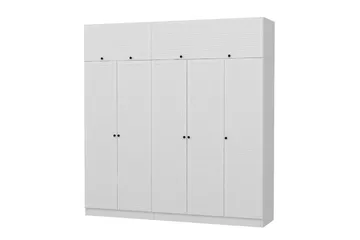 Fruitland Garderob 225 cm - Vit - Products - Förvaring - Garderober & garderobssystem - Garderobsskåp