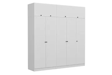 Fruitland Garderob 225 cm - Vit - Products - Förvaring - Garderober & garderobssystem - Garderobsskåp