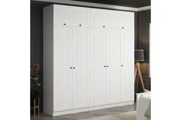 Fruitland Garderob 225 cm - Vit - Products - Förvaring - Garderober & garderobssystem - Garderobsskåp