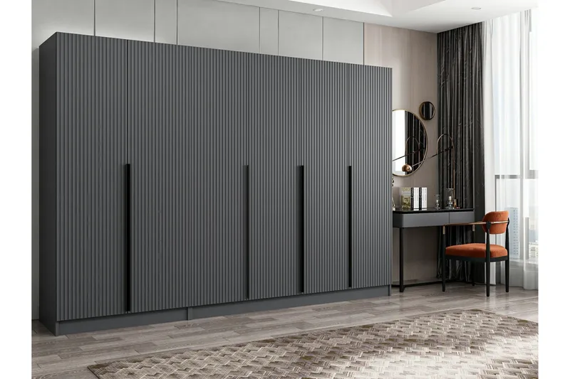Fruitland Garderob 270 cm, Antracit
