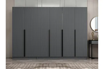 Fruitland Garderob 270 cm - Antracit - Products - Förvaring - Garderober & garderobssystem - Garderobsskåp