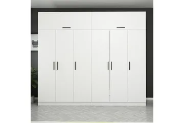 Fruitland Garderob 270 cm, Vit