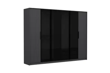Fruitland Garderob 274x210 cm - Antracit - Products - Förvaring - Garderober & garderobssystem - Garderobsskåp
