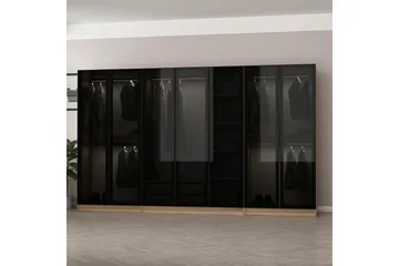 Fruitland Garderob 315 cm - Ek - Products - Förvaring - Garderober & garderobssystem - Garderobsskåp
