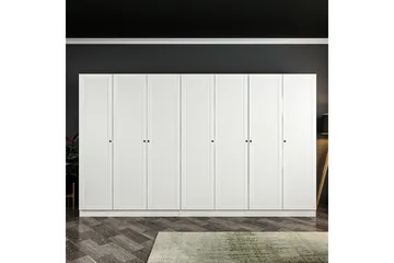 Fruitland Garderob 315 cm - Vit - Products - Förvaring - Garderober & garderobssystem - Garderobsskåp
