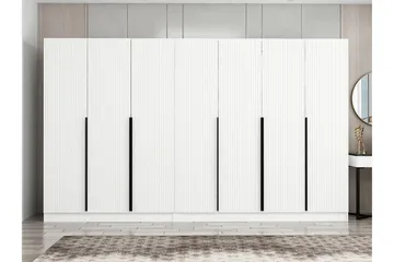 Fruitland Garderob 315 cm - Vit - Products - Förvaring - Garderober & garderobssystem - Garderobsskåp