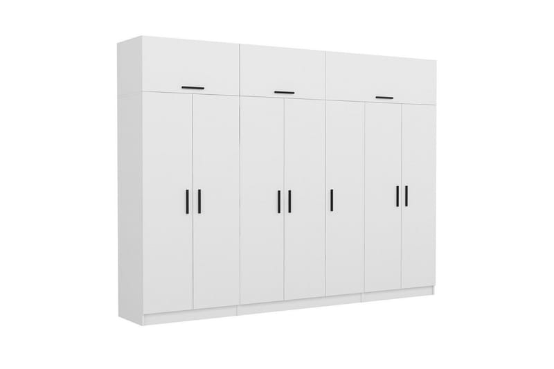 Fruitland Garderob 315x235 cm - Vit - Products - Förvaring - Garderober & garderobssystem - Garderobsskåp