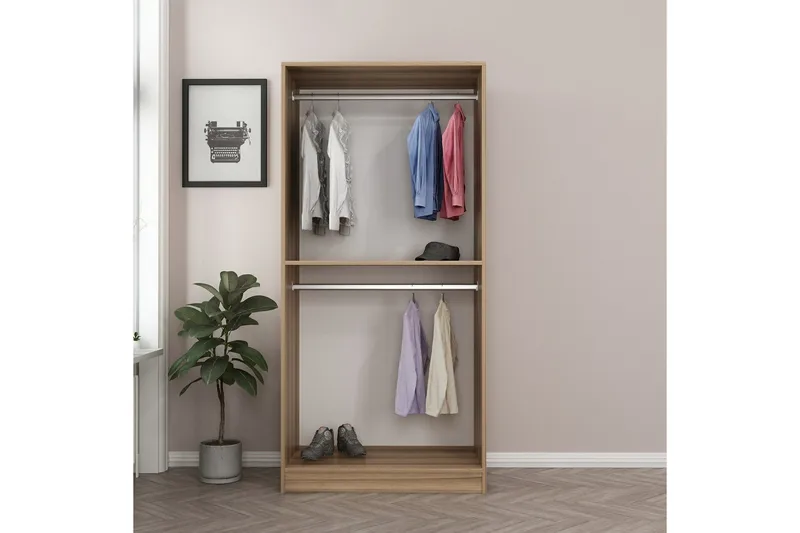 Fruitland Garderob 90 cm - Ek - Products - Förvaring - Garderober & garderobssystem - Garderobsskåp