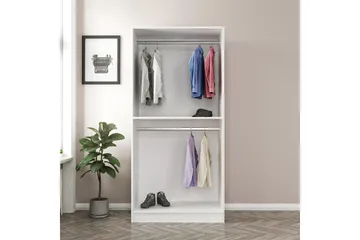 Fruitland Garderob 90 cm - Vit - Products - Förvaring - Garderober & garderobssystem - Garderobsskåp