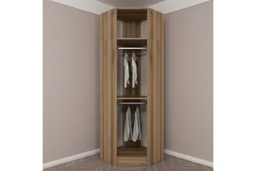 Fruitland Hörngarderob 74 cm - Ek - Products - Förvaring - Garderober & garderobssystem - Hörngarderob