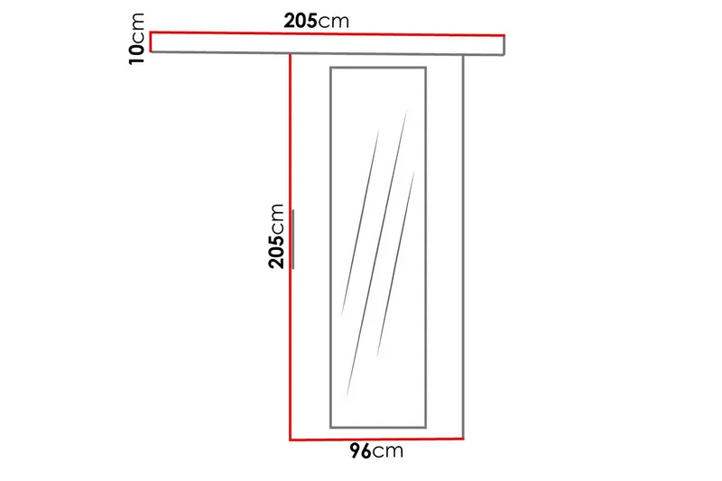 Skjutdörr ELVERUM - Ek - Products - Förvaring - Garderober & garderobssystem - Garderobsdörr - Skjutdörr garderob & walk-in closet