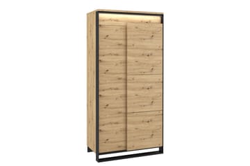 Quant Garderob 50x95 cm, Ek/Svart