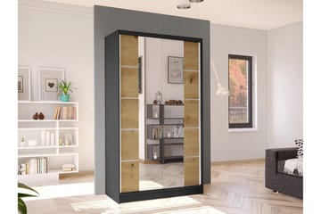 Glenmore Garderob m. Spegel Black - Products - Förvaring - Garderober & garderobssystem