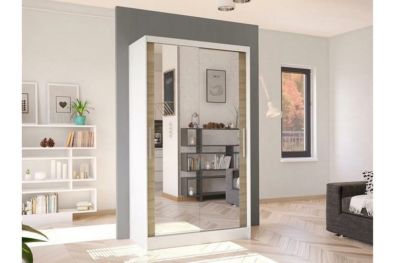 Glenmore Garderob m. Spegel White - Products - Förvaring - Garderober & garderobssystem