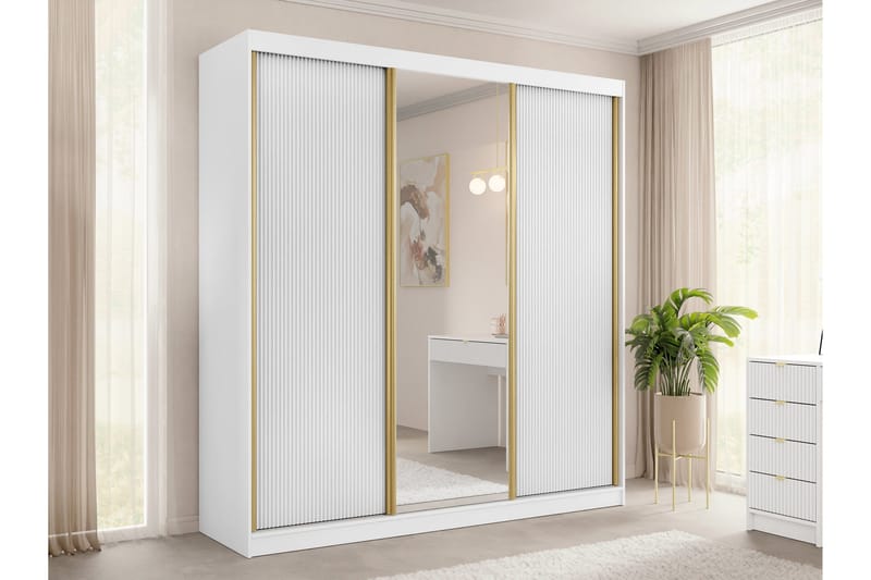 Gudelia Garderob 200x216 cm - Blå - Products - Förvaring - Garderober & garderobssystem