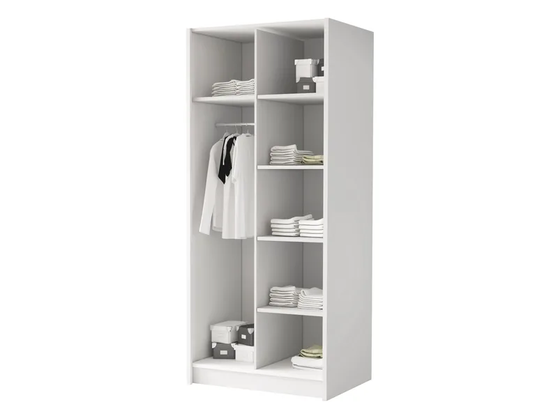 Herrljunga Garderob 100x215 cm - Brun/Svart - Products - Förvaring - Garderober & garderobssystem
