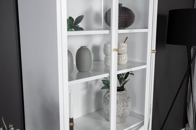 Bakal Bokhylla med Luckor - Vit - Products - Förvaring - Hylla - Bokhylla