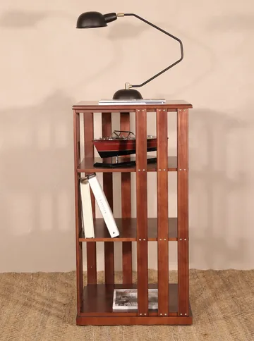 Boksnurra i mahogny - Roterbar 360º - Mozart - mahogny - Products - Förvaring - Hylla - Bokhylla