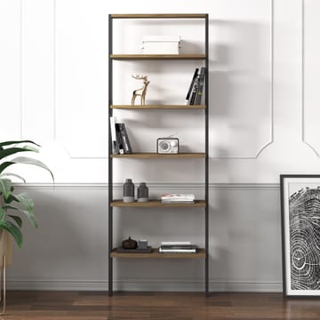 Branik Bokhylla 61x180x25 cm - Antracit och antik valnöt - Products - Förvaring - Hylla - Bokhylla