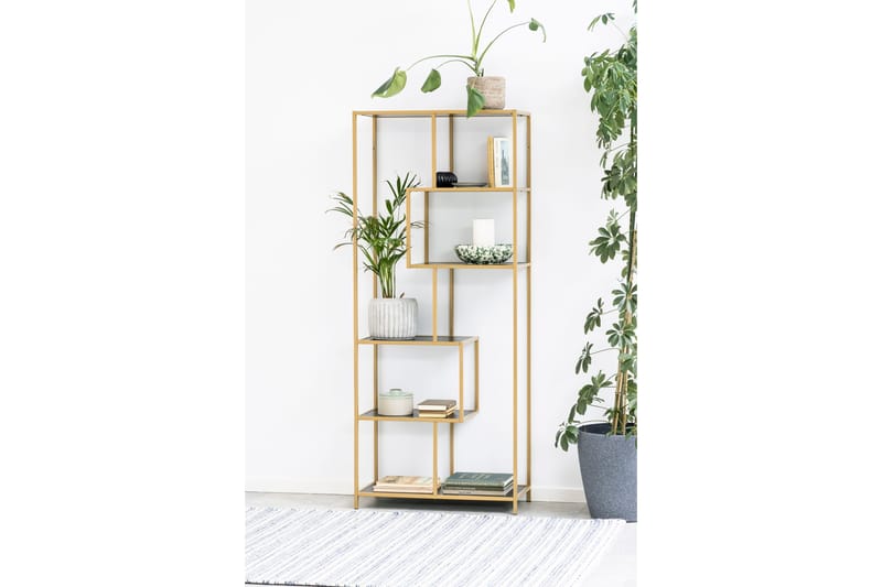 Hasslevik Bokhylla 77x35 cm 4 Hyllor - Svart - Products - Förvaring - Hylla - Bokhylla