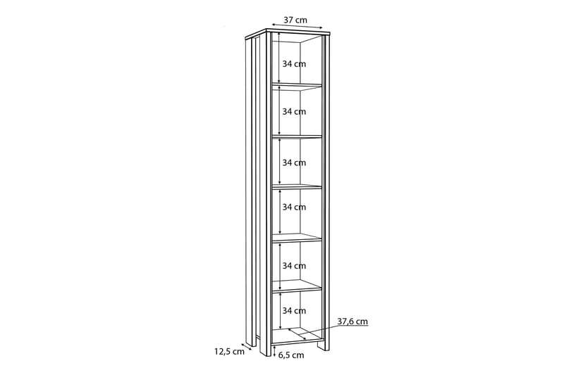 Torelles Bokhylla 42x47 cm - Brun - Products - Förvaring - Hylla - Bokhylla