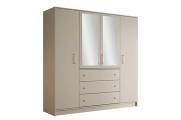 Retro Garderob m. Spegel 196x200 cm - Products - Förvaring - Garderober & garderobssystem