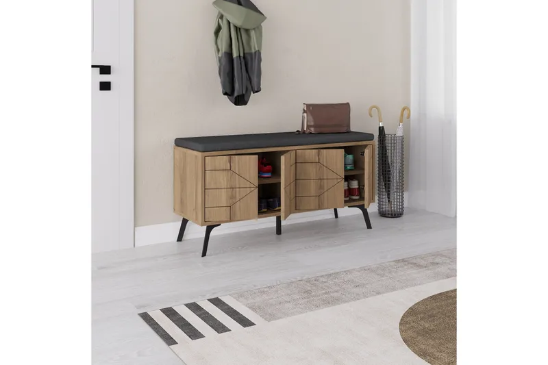Dune Skoskåp 107 cm - Brun - Products - Förvaring - Skåp - Förvaringsskåp