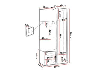 Dunvegan Highboard Black - Products - Förvaring - Skåp - Förvaringsskåp