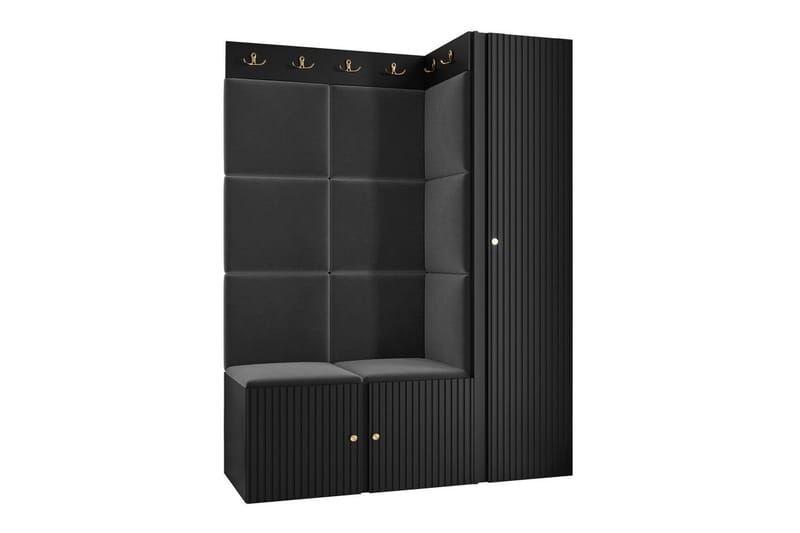 Dunvegan Highboard Black - Products - Förvaring - Skåp - Förvaringsskåp