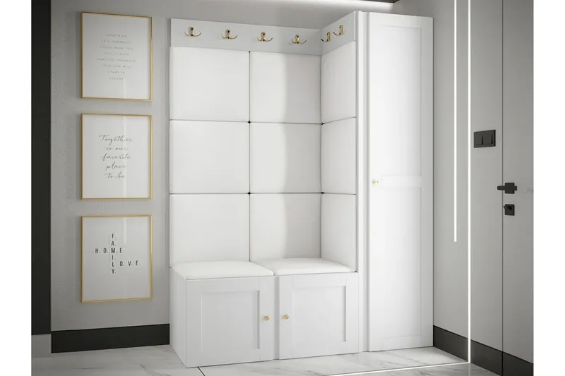 Dunvegan Highboard White - Products - Förvaring - Skåp - Förvaringsskåp