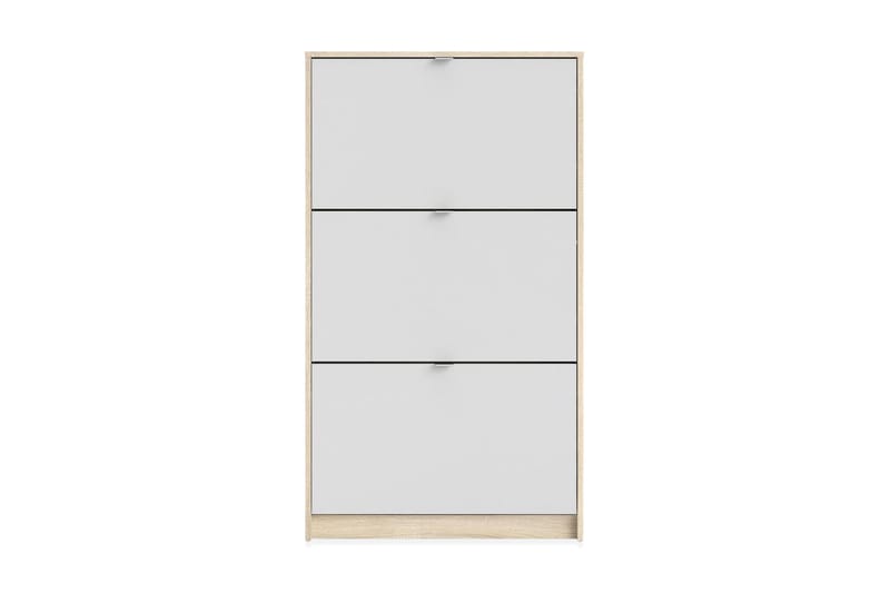 Shoey Skoskåp 3 Fack - Trä/natur/Vit - Products - Förvaring - Skåp - Förvaringsskåp