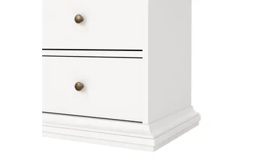 Shoiba Vitrinskåp 96x201 cm - Vit - Products - Förvaring - Skåp - Vitrinskåp
