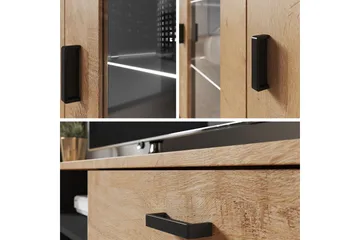 Soho Skåp 29x60 cm - Ek/Svart - Products - Förvaring - Skåp - Förvaringsskåp