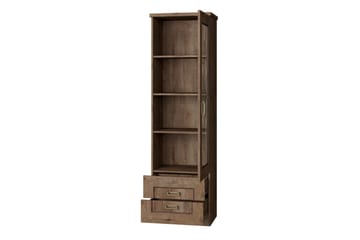 Tadeusz Smalt Vitrinskåp 44 cm djup 46 cm bred 191 cm hög Trä - Brun - Products - Förvaring - Skåp - Vitrinskåp