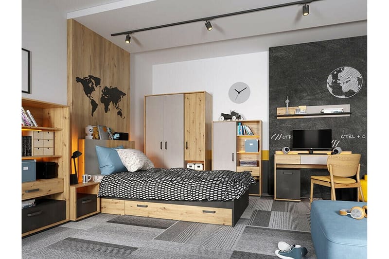 Rathmore Vägghylla 115x22 cm Black - Products - Förvaring - Småförvaring - Väggförvaring