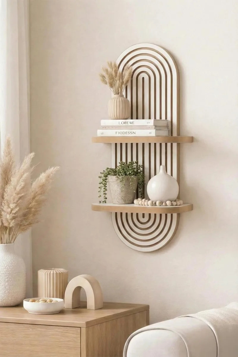 Savik Vägghylla 26x35x13 cm, Vit