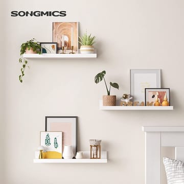 Suwon vägghylla 38 cm, 3-pack - Vit - Vit - Products - Förvaring - Småförvaring - Väggförvaring