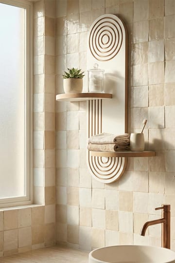 Virlin Vägghylla 26x35x13 cm - Vit - Products - Förvaring - Småförvaring - Väggförvaring