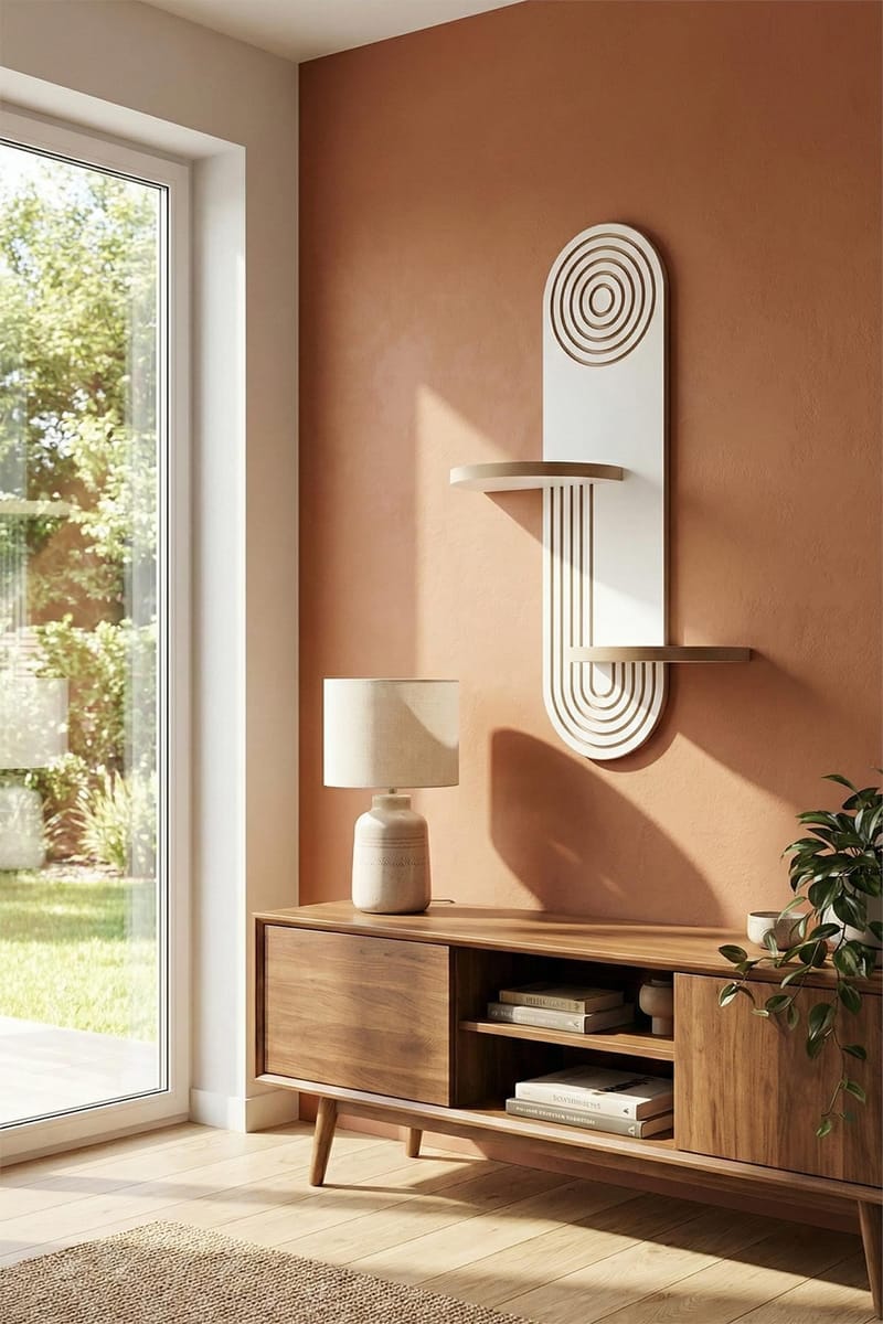 Virlin Vägghylla 26x35x13 cm - Vit - Products - Förvaring - Småförvaring - Väggförvaring