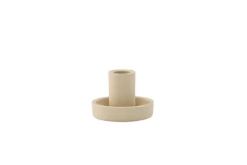 Ceco Ljusstake 11x5,6 cm - Beige - Products - Inredning - Ljus & dofter - Ljusstakar & ljuslyktor