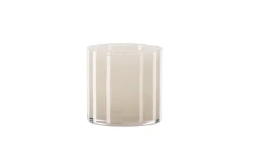 Glora Ljuslykta 12x12 cm - Beige - Products - Inredning - Ljus & dofter - Ljusstakar & ljuslyktor