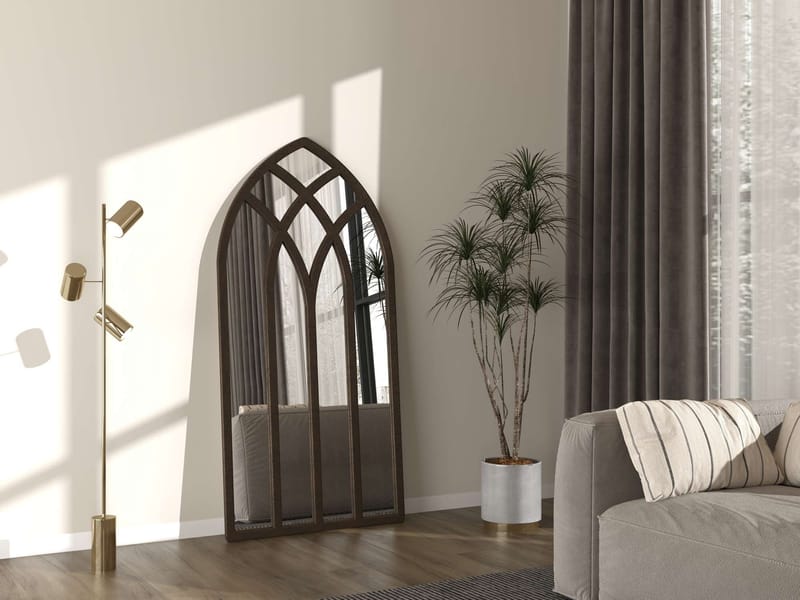 Delvi Golvspegel 90x180 cm - Brun - Products - Inredning - Spegel - Golvspegel