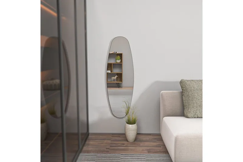 Stationsspegel Keiichi Transparent - Ljusfärgat trä - Products - Inredning - Spegel - Hallspegel