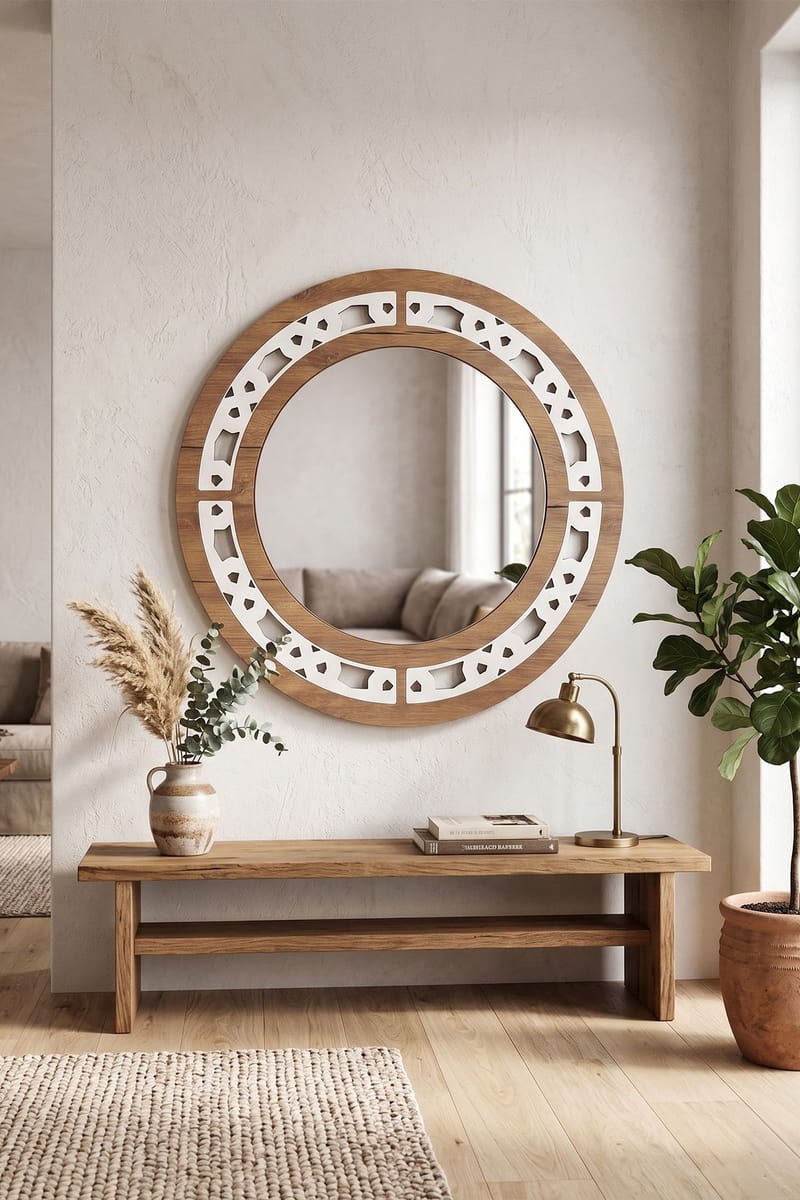 Zayra Väggspegel Rund 58 cm - Products - Inredning - Spegel - Väggspegel