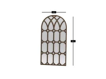 Vinor Golvspegel 180 cm - Brun - Products - Inredning - Spegel - Golvspegel