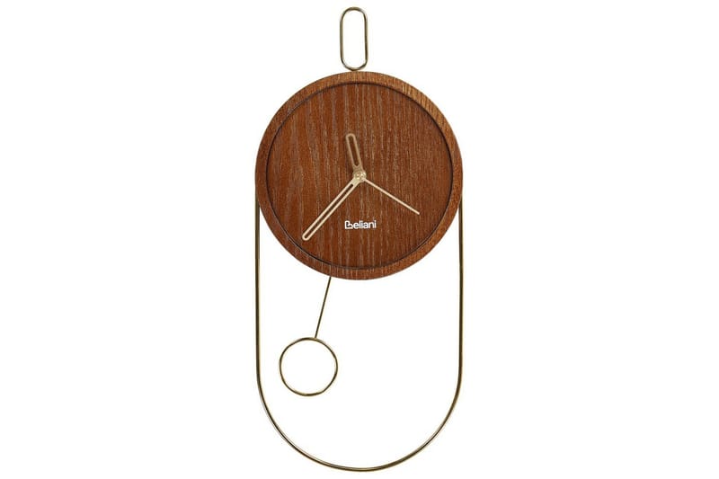 Pendelur Sierre Mörkt trä/guld - Mörkt trä/guld - Products - Inredning - Väggdekor - Väggklocka & väggur - Urverk till väggklocka